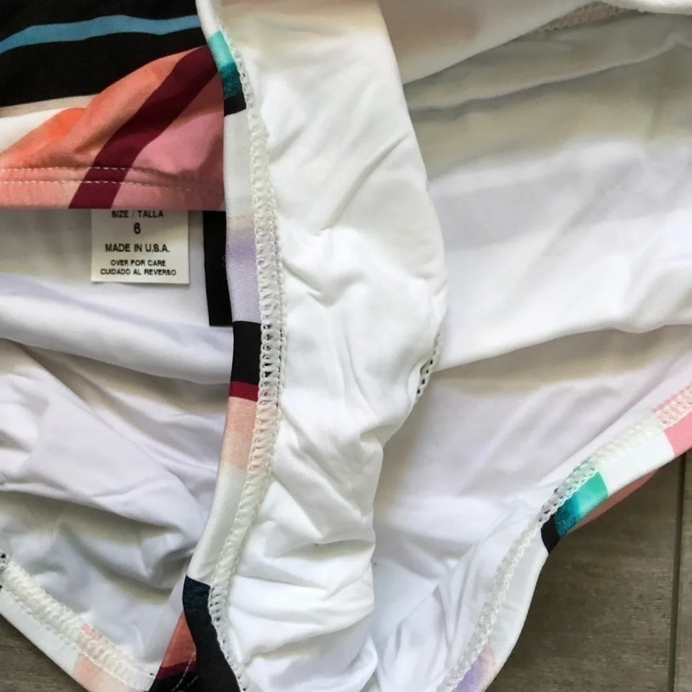 La Blanca Meridian Shirred Hipster Bikini Bottoms 6